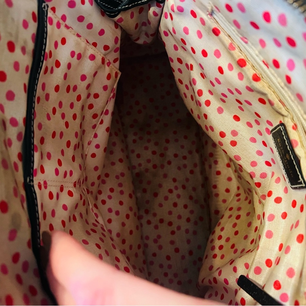 Kate Spade Black Satchel with Glossy Finish - Picture 7 of 7